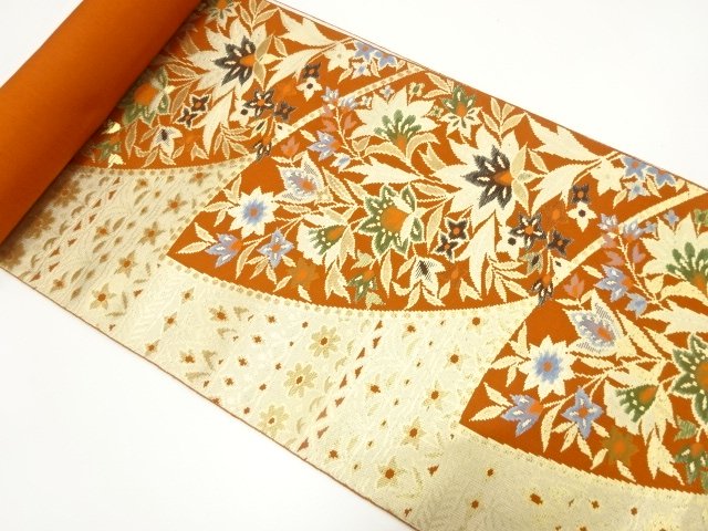JAPANESE KIMONO / ANTIQUE HANASARA KIMONO FOR SUMMER PATTERN WEAVING N